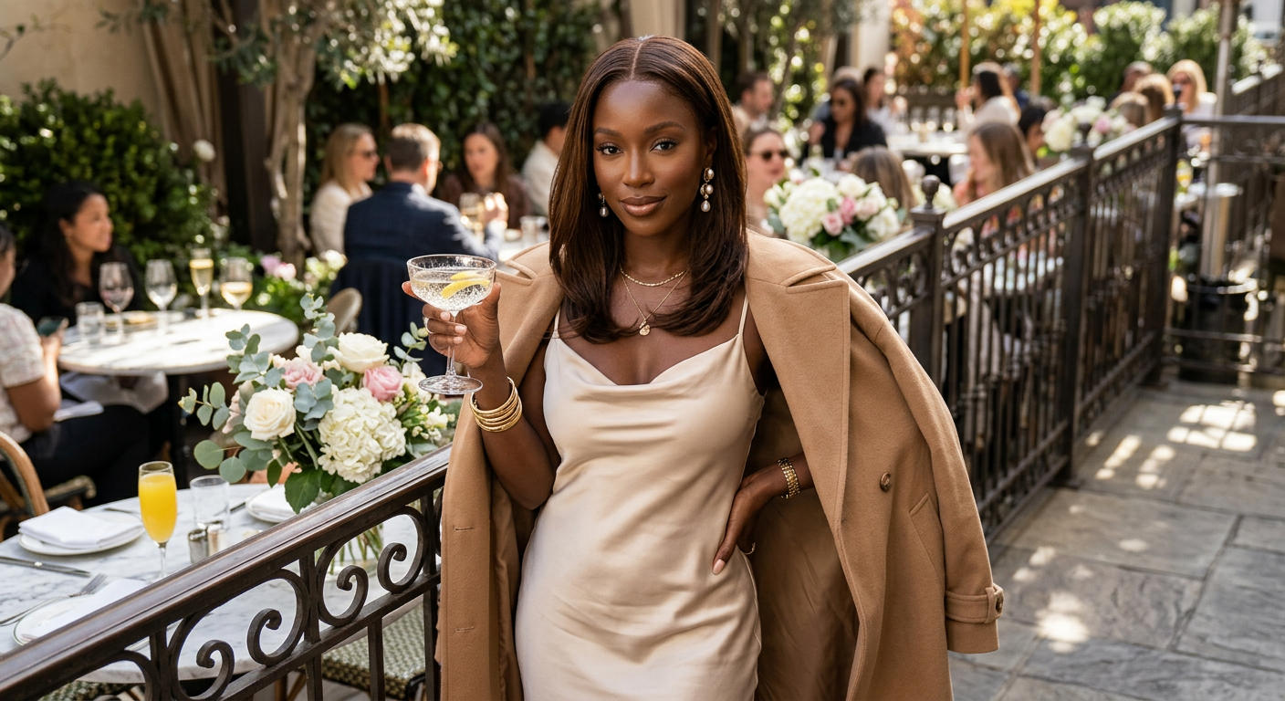 Luxury brunch lifestyle image