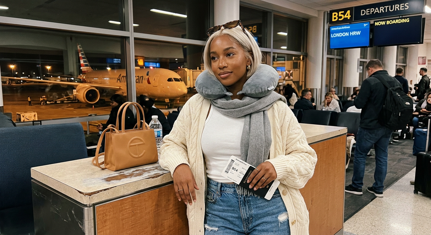 Airport lifestyle scene created with SOFT SYSTEMS STUDIO