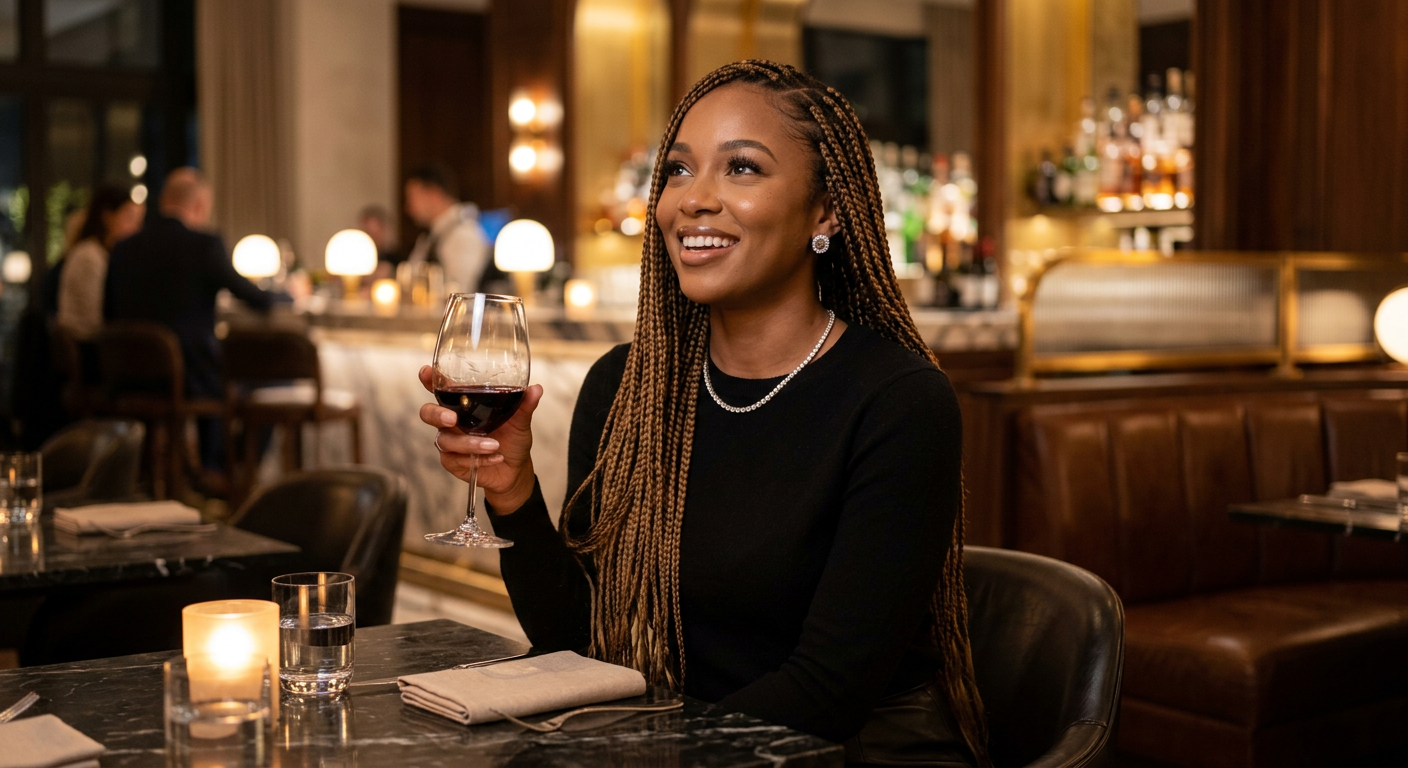 Dinner date lifestyle image